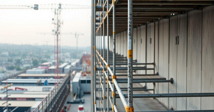 Andaime com Guarda Corpo: Seguran&ccedil;a em Primeiro Lugar