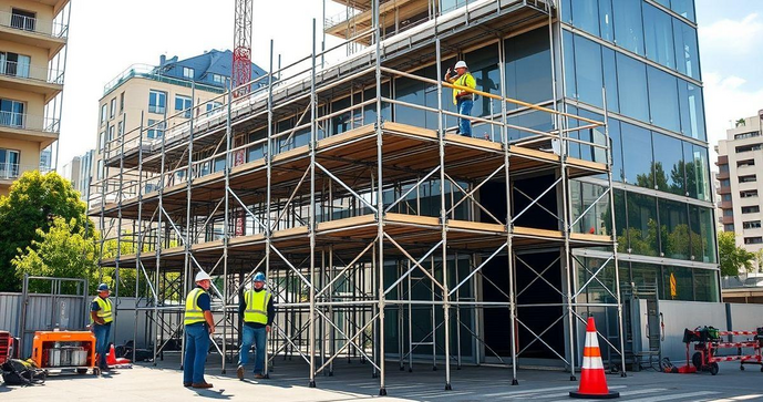 Alugar andaime: como escolher a melhor op&ccedil;&atilde;o para sua obra