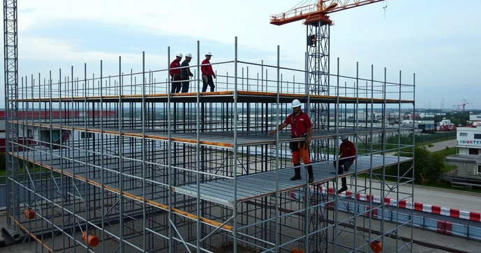 Andaime para Constru&ccedil;&atilde;o Civil: Seguran&ccedil;a e Efici&ecirc;ncia