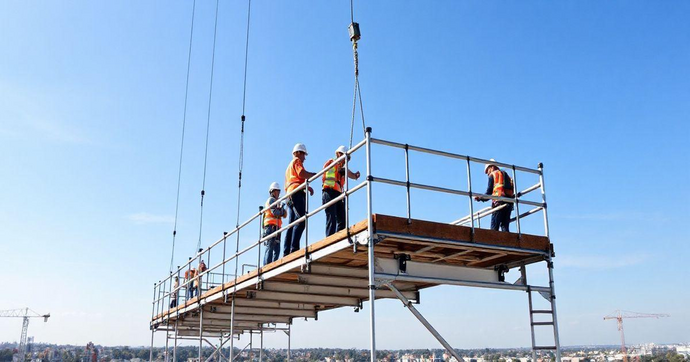 Andaime Suspenso Manual: Seguran&ccedil;a e Praticidade