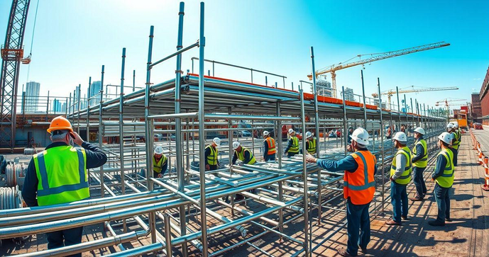 Montagem de Andaime Tubo Roll: Guia Completo para Seguran&ccedil;a e Efici&ecirc;ncia