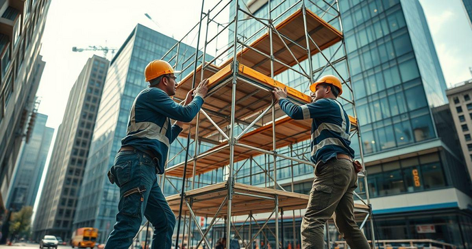 Montagem e Desmontagem de Andaimes: Guia Completo para Seguran&ccedil;a e Efici&ecirc;ncia
