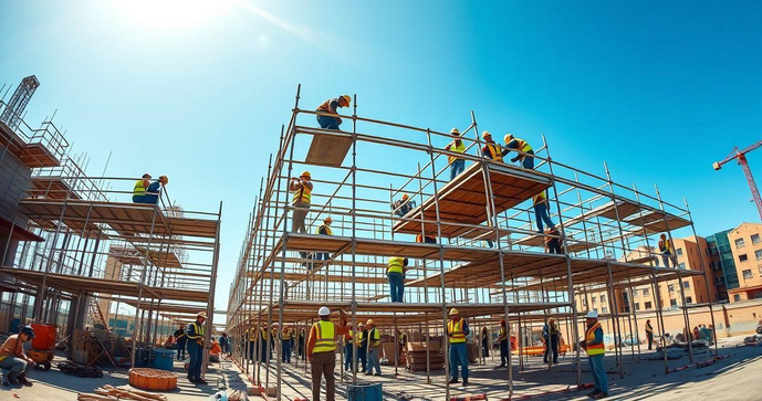 Tudo sobre Andaime de Obra: Seguran&ccedil;a e Efici&ecirc;ncia