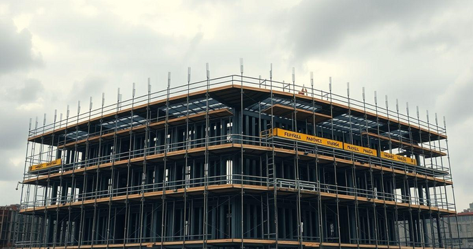 Andaime de Fachada: Como Escolher e Utilizar com Seguran&ccedil;a