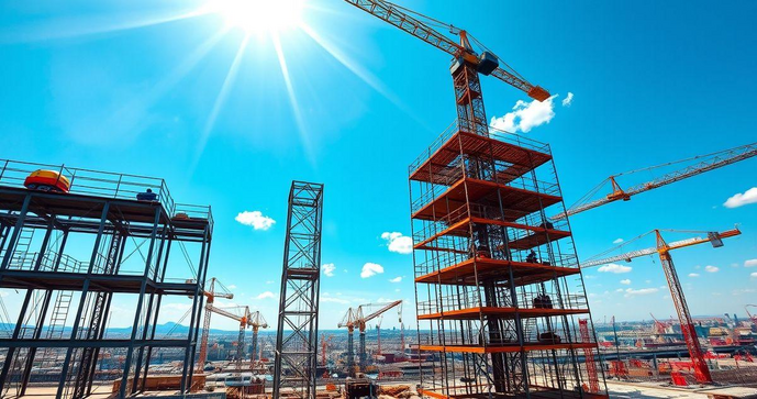 Andaime de ferro pre&ccedil;o: como escolher o melhor para sua obra