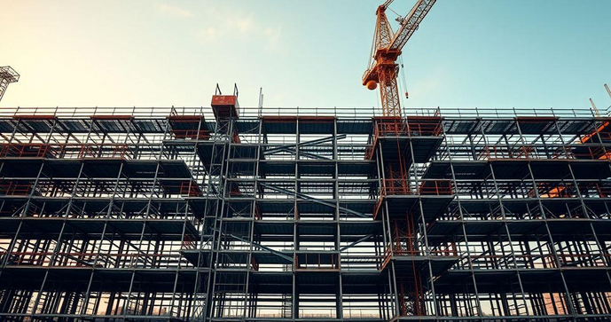 Andaimes de ferro: seguran&ccedil;a e efici&ecirc;ncia na constru&ccedil;&atilde;o civil