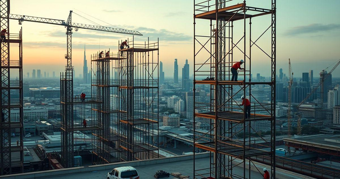 Montagem de Andaime Industrial: Guia Completo para Seguran&ccedil;a e Efici&ecirc;ncia