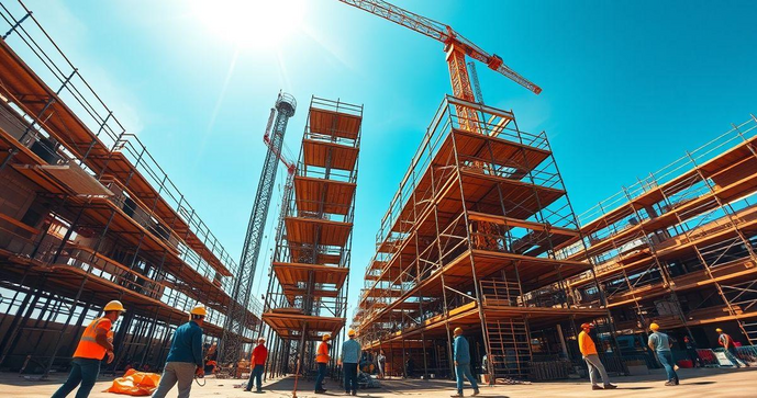 Pre&ccedil;o de aluguel de andaimes e como escolher a melhor op&ccedil;&atilde;o para sua obra