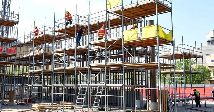 Aluguel de Andaime: Como Escolher e Garantir Seguran&ccedil;a em Obras