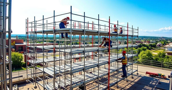 Andaime de Encaixe: Segurança e Praticidade