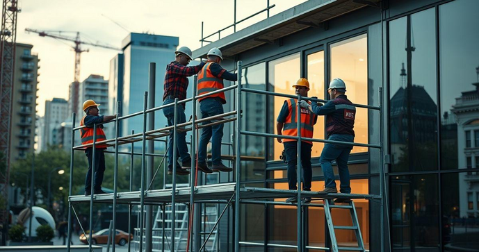 Andaime de fachada: como escolher o ideal para sua obra e garantir seguran&ccedil;a e efici&ecirc;ncia