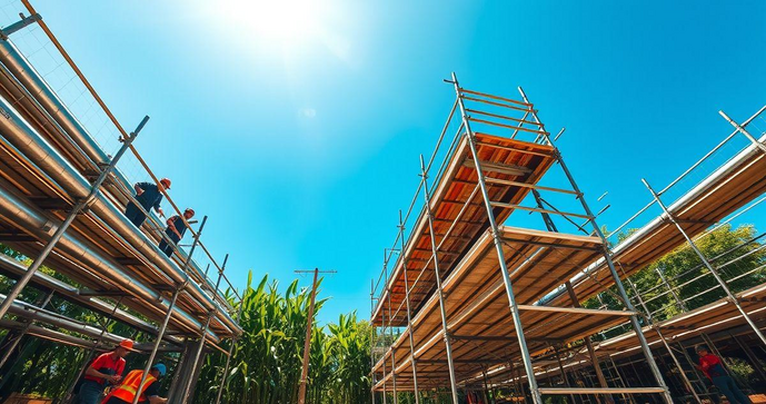 Andaime tubo roll: como escolher o melhor para sua obra