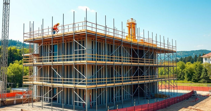 Andaimes novos s&atilde;o a solu&ccedil;&atilde;o ideal para seguran&ccedil;a e efici&ecirc;ncia em obras