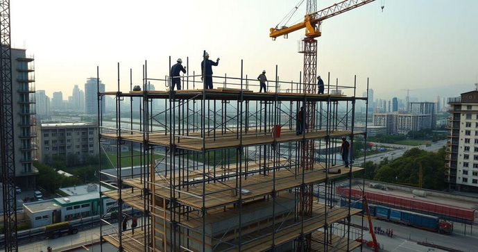 Loca&ccedil;&atilde;o de Andaimes Indispens&aacute;vel para Obras Eficientes e Seguras