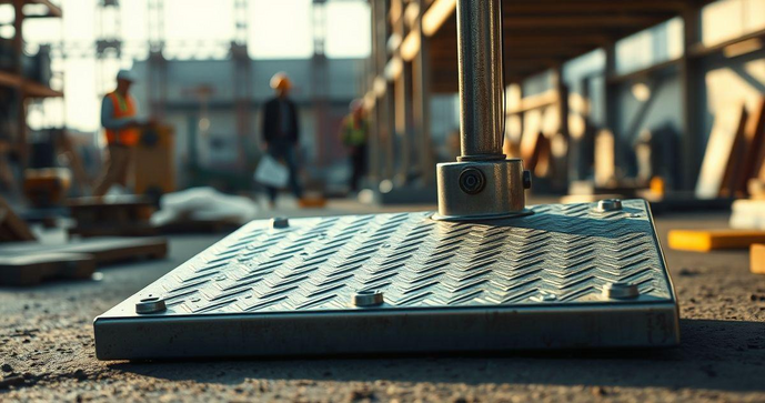 Sapata Regul&aacute;vel para Andaimes: Vantagens e Como Escolher