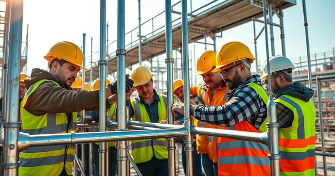 Como escolher o andaime de encaixe ideal para sua obra