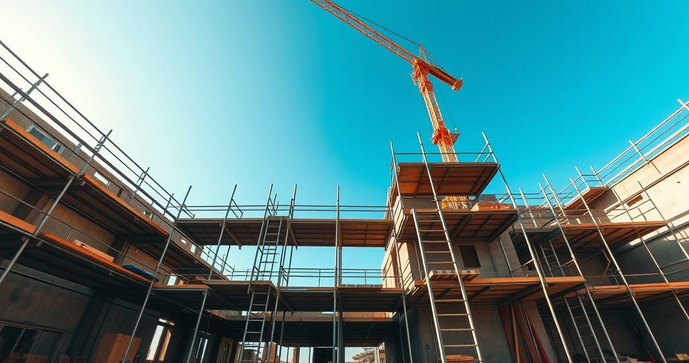 Aluguel de andaimes pre&ccedil;o: descubra como economizar na sua obra