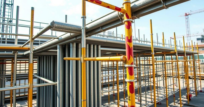 Andaime tipo tubo roll: vantagens e cuidados essenciais