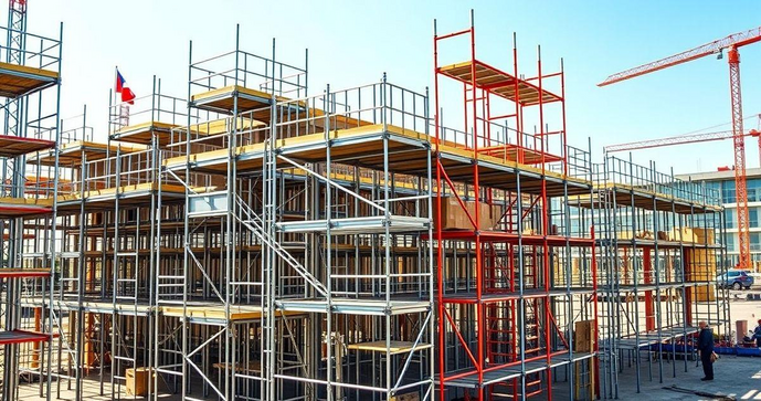 Andaimes Met&aacute;licos: Escolha a Melhor Op&ccedil;&atilde;o para Sua Obra