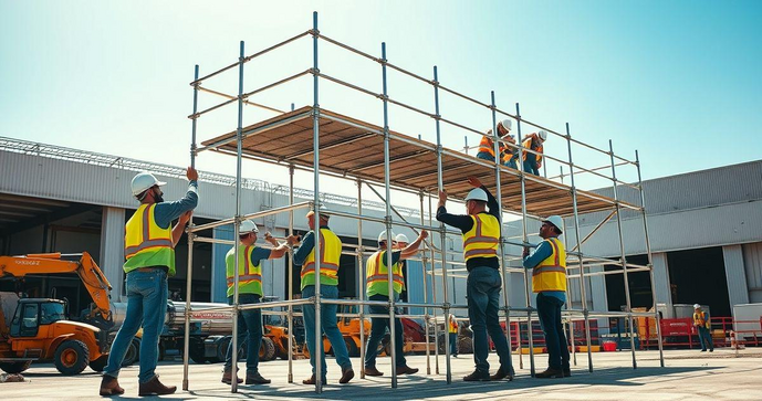 Como Realizar a Montagem de Andaime Tubo Roll com Seguran&ccedil;a e Efici&ecirc;ncia