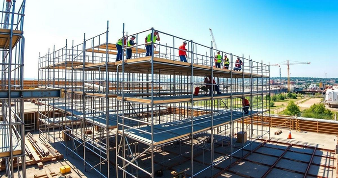 Montagem de andaime tubular: guia pr&aacute;tico para seguran&ccedil;a e efici&ecirc;ncia na constru&ccedil;&atilde;o